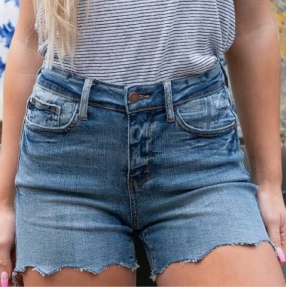 Judy Blue Only Good Bandana Shorts Sz M - Picture 9 of 9